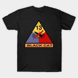 13th Armored Division - Black Cat wo Txt T-Shirt